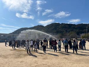放水見学