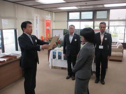辞令交付１