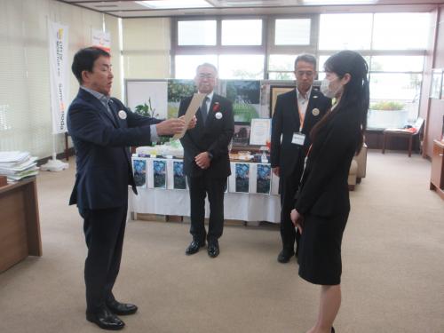 辞令交付