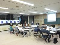 高千帆福祉会館での議会報告会写真