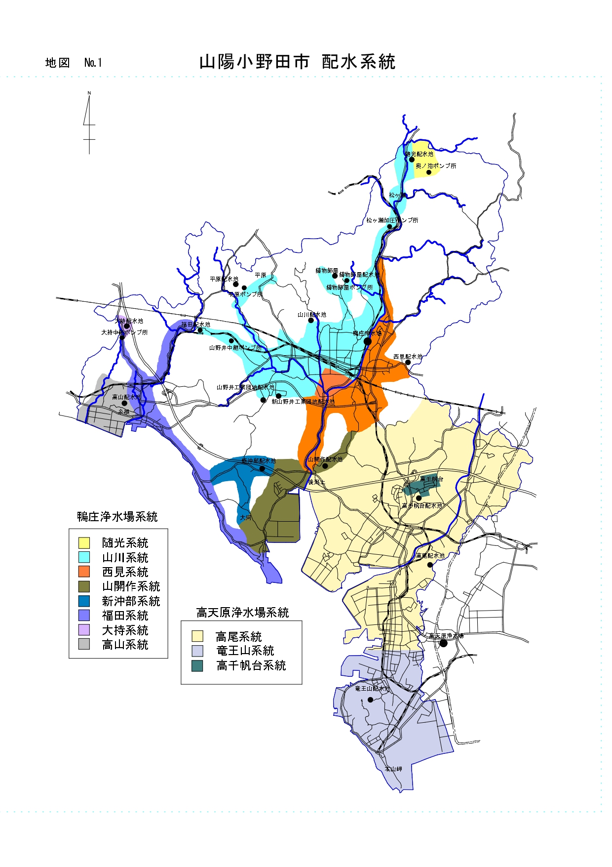 配水系統図