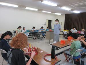 親子クラフトバンド教室2