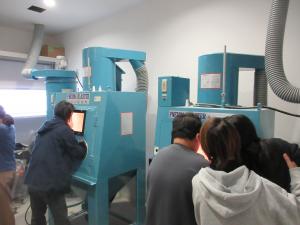 サンドブラスト教室2