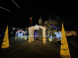 厚狭駅前のイルミネーション1